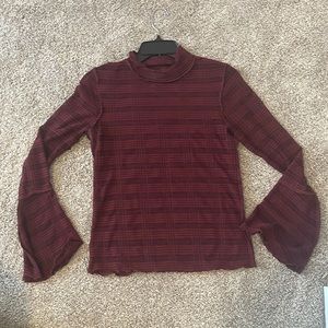 Leith long bell sleeve top